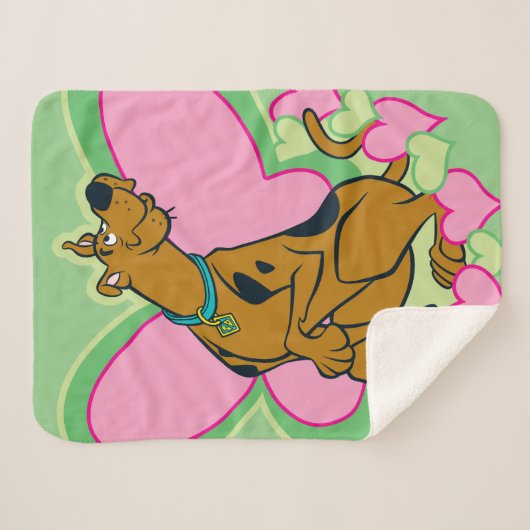  vlinder Scooby-Doo Sherpa Deken (Voorkant (horizontaal))