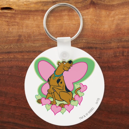  vlinder Scooby-Doo Sleutelhanger (Voorkant)