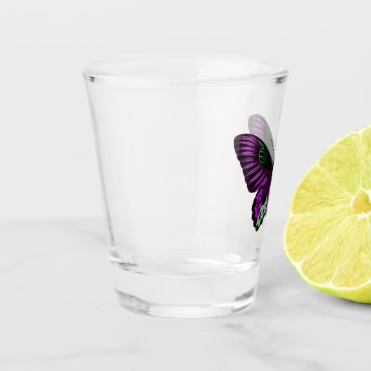  vlinder shot glas (Links)