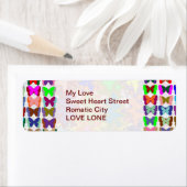 vlinder Show Etiket (Insitu)