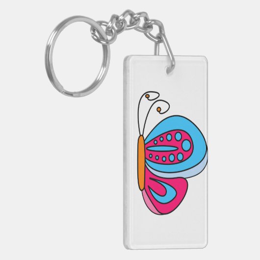 Vlinder Sleutelhanger (Voorkant Links)
