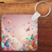 vlinder sleutelhanger (Achterkant)