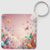 vlinder sleutelhanger (Achterkant)