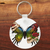vlinder sleutelhanger (Voorkant)