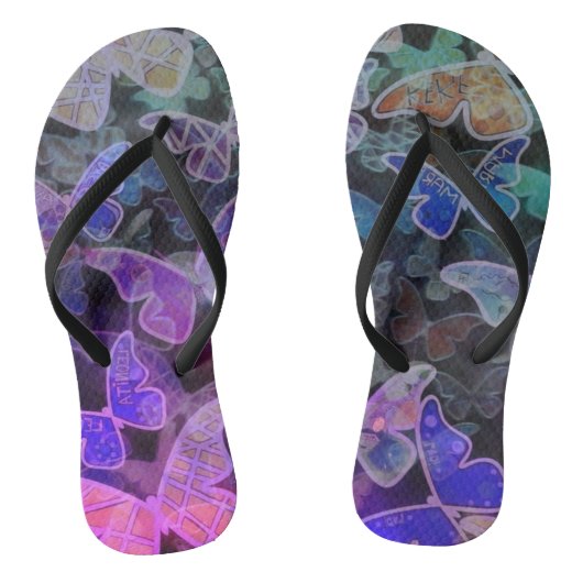 Vlinder Slippers Teenslippers (Voetbed)