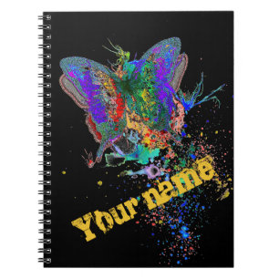 Vlinder spat notebook notitieboek