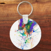 Vlinder spat sleutelhanger (Voorkant)