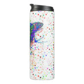 Vlinder spat thermische tumbler thermosbeker (Geroteerd rechts)