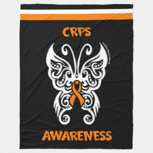 Vlinder/ Stam...CRPS Fleece Deken