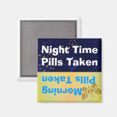 Vlinder & Sterren Medicatie Herinneringsmagneet Magneet (Voorkant / Achterkant)