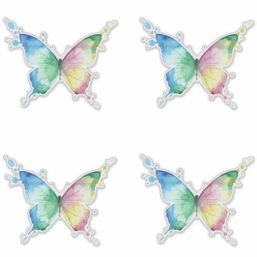 Vlinder Sticker (Voorkant)