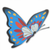 Vlinder Sticker (Voorkant)