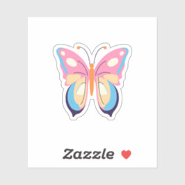 Vlinder Sticker