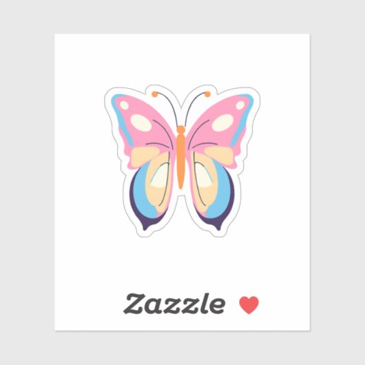 Vlinder Sticker (Vel)