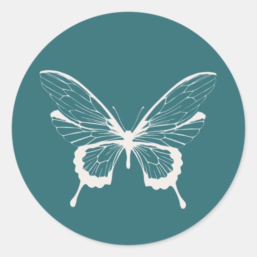 Vlinder Sticker (Voorkant)