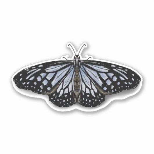 vlinder sticker (Voorkant)