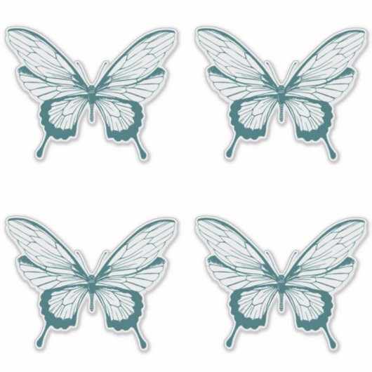 Vlinder Sticker (Voorkant)