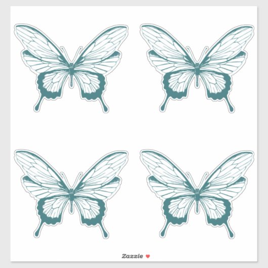 Vlinder Sticker (Vel)