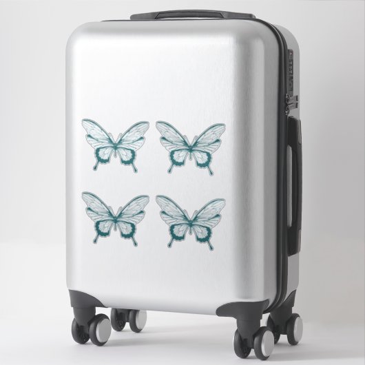 Vlinder Sticker (Koffer)