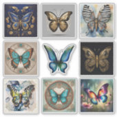 Vlinder Sticker Collectie (Voorkant)