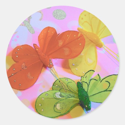 Vlinder  Stickers (Voorkant)