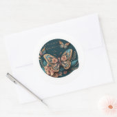 vlinder Stickers van Happy Moederdag (Envelop)