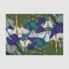 Vlinder Stippen Decoupage/Tissue papier