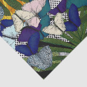 Vlinder Stippen Decoupage/Tissue papier (Detail)