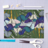 Vlinder Stippen Decoupage/Tissue papier (Craft)