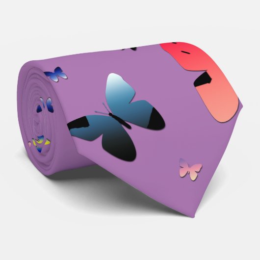 vlinder stropdas (Opgerold)