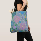 Vlinder Struik Bloemen Canvas tas (Dichtbij)