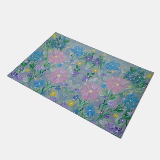 Vlinder Struik Bloemen Outdoor Mat (Schuin)