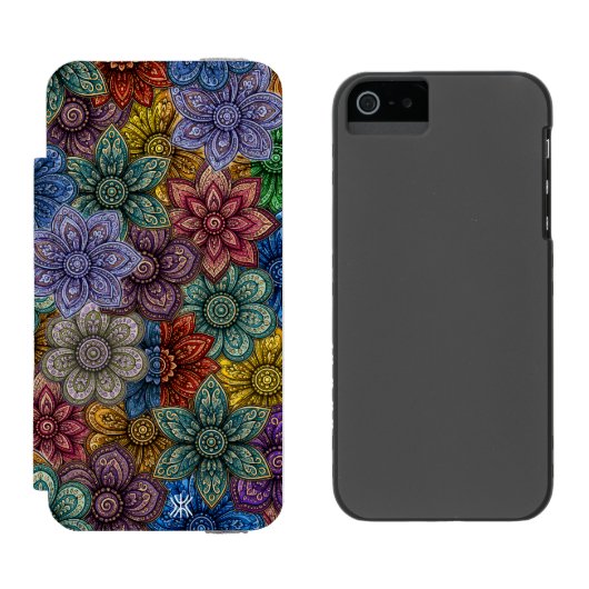 "Vlinder - Succes" Incipio iPhone Portemonnee Hoesje (Naast elkaar)