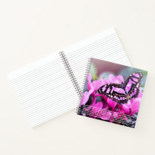 Vlinder Symboliek Hardcover Notitieboek