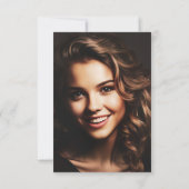 Vlinder sympathie foto dank je kaart (Achterkant)