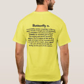 Vlinder T-shirt (Achterkant)