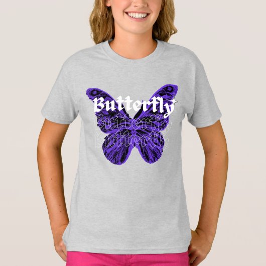 vlinder t-shirt (Voorkant)