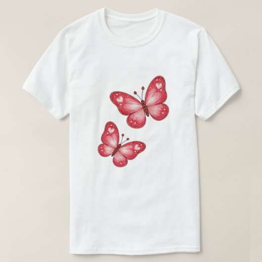 Vlinder T-shirt (Design voorkant)