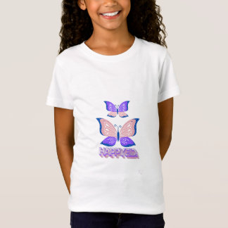 Vlinder T-shirt voor Meisjes – Schattig en Kleurri
