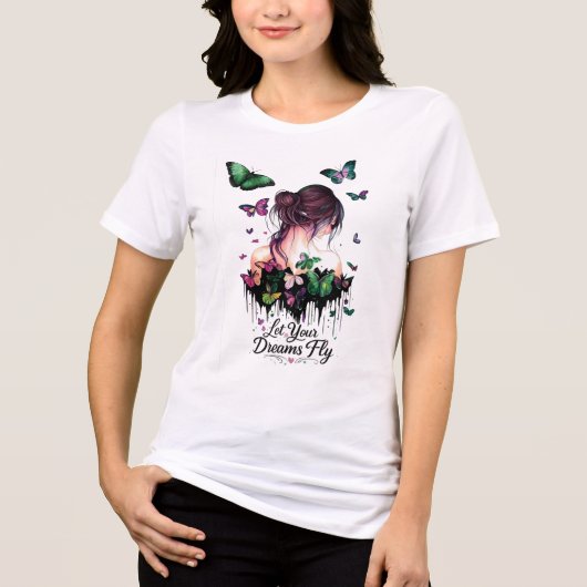 Vlinder T-shirt | Whimsical Fairycore Coquette A (Voorkant)