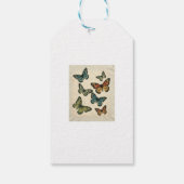 Vlinder T - shirts met een handgemaakte T Cadeaulabel (Achterkant)