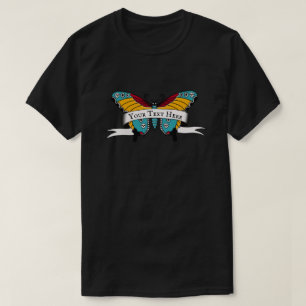Vlinder Tattoo - Maak Je Eigen T-shirt