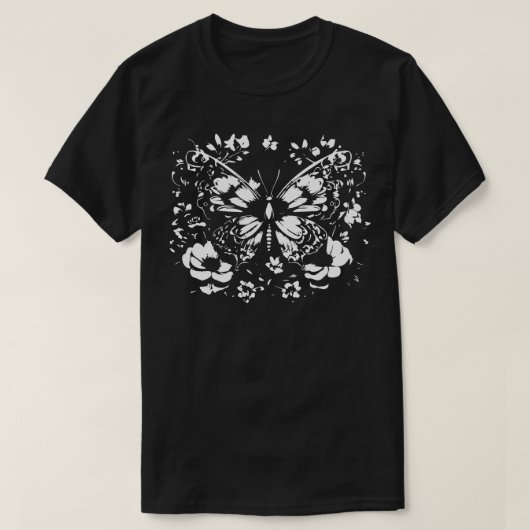 vlinder tattoo ontwerp t-shirt (Design voorkant)