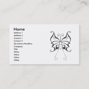 vlinder-tattoo-vector-1, Naam, Adres 1, voeg… Visitekaartje