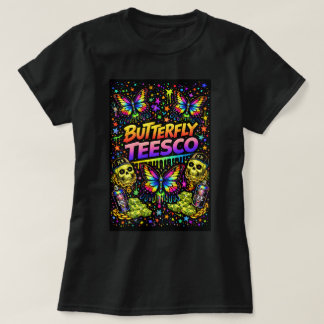 Vlinder TEESCO Graffiti Vlinder Shirt 0047835