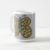 vlinder tekening koffiemok (Voorkant links)