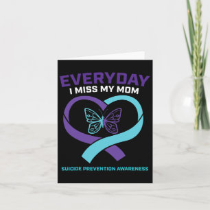 Vlinder Ter liefdevolle herinnering Moeder Prevent Kaart