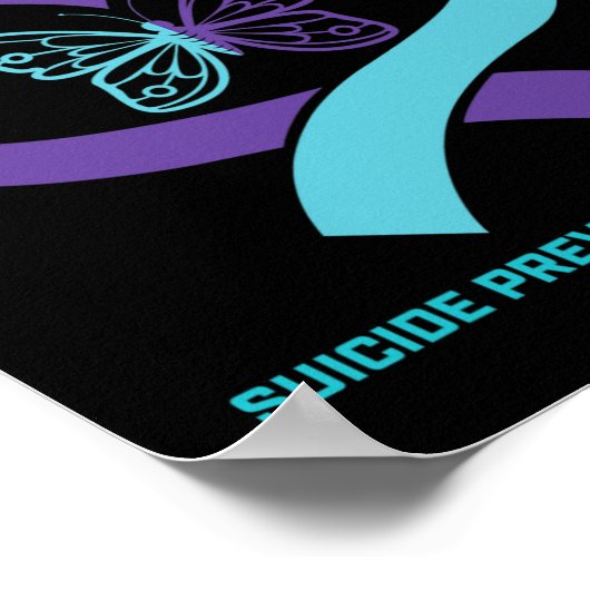 Vlinder Ter liefdevolle herinnering Moeder Prevent Poster (Hoek)