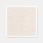 Vlinder thema verjaardag servet (Voorkant)