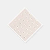 Vlinder thema verjaardag servet (Hoek)